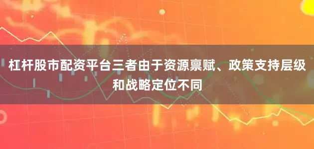 杠杆股市配资平台三者由于资源禀赋、政策支持层级和战略定位不同